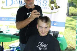 James Till has personally raised more than $1,800 for children's cancer research through FGCU's St. Baldrick’s Day shave-a-thon. 