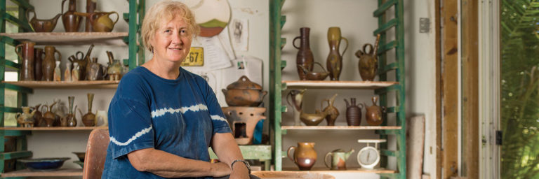 An American potter in Creole clay