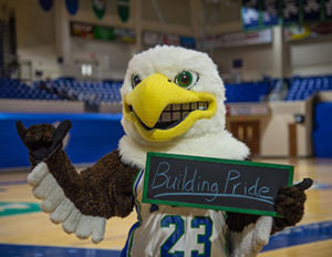 Photo shows FGCU mascot