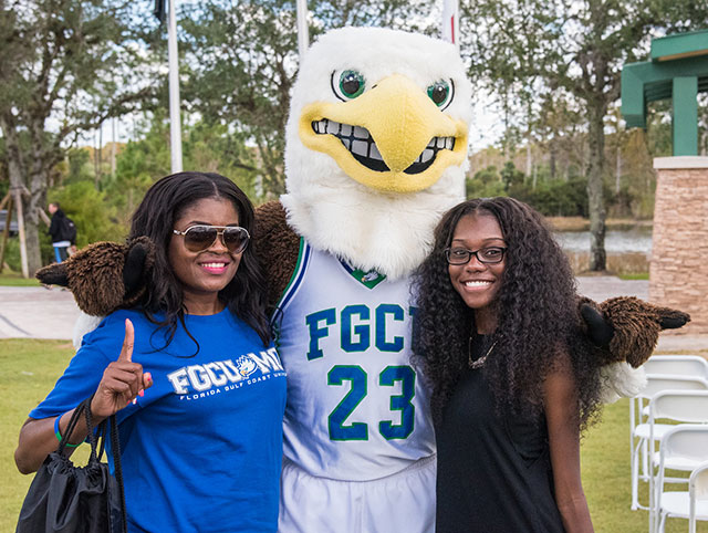 photo shows FGCU mascot
