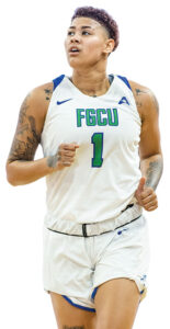 FGCU sophmore Guard Kierstan Bell played a key role in the team’s success.