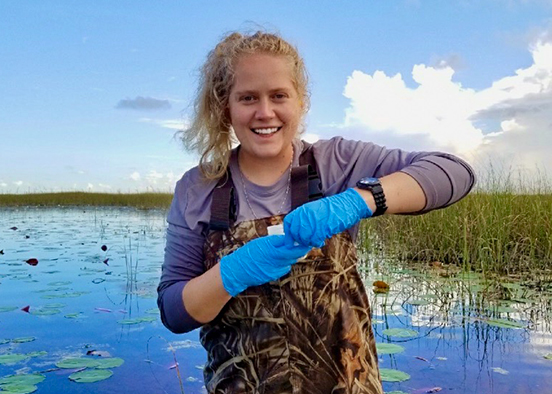 Alumna dives deep into waterway health in southern Florida