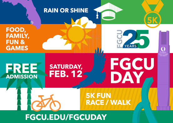 Fun-filled FGCU Day kicks off 25th anniversary festivities