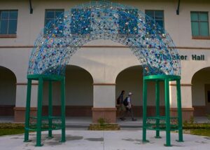 Photo shows FGCU public art