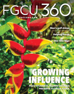 graphic image of FGCU360 magazine cover