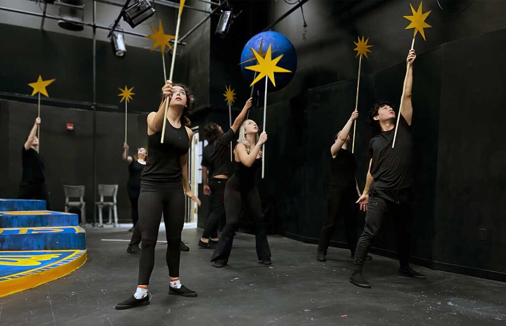 FGCU students performing “The Life of Galileo”