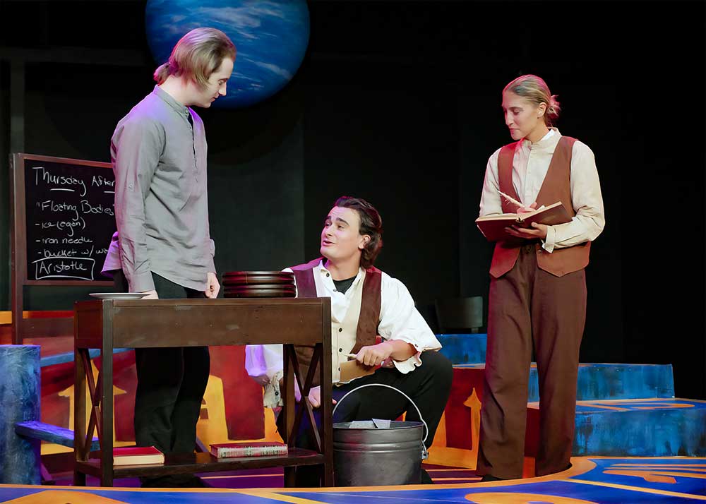 FGCU students performing “The Life of Galileo”
