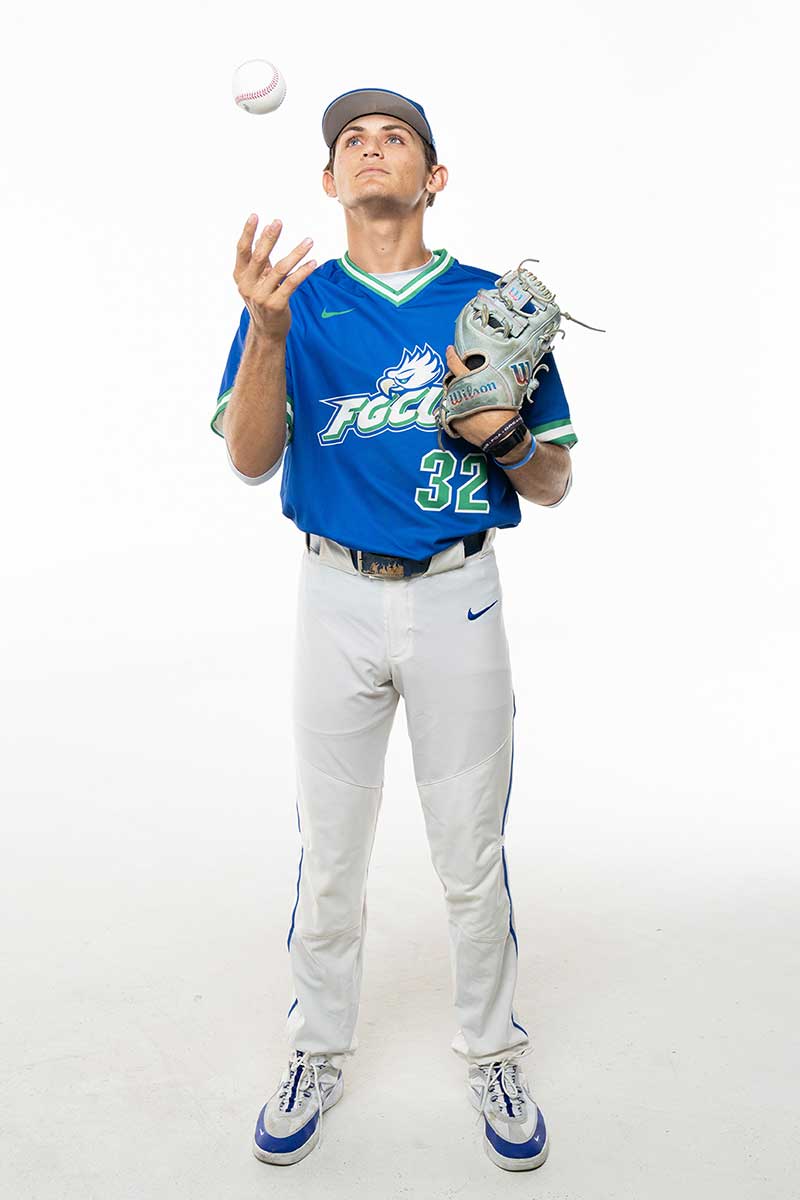 FGCU baseball player Davian Garcia