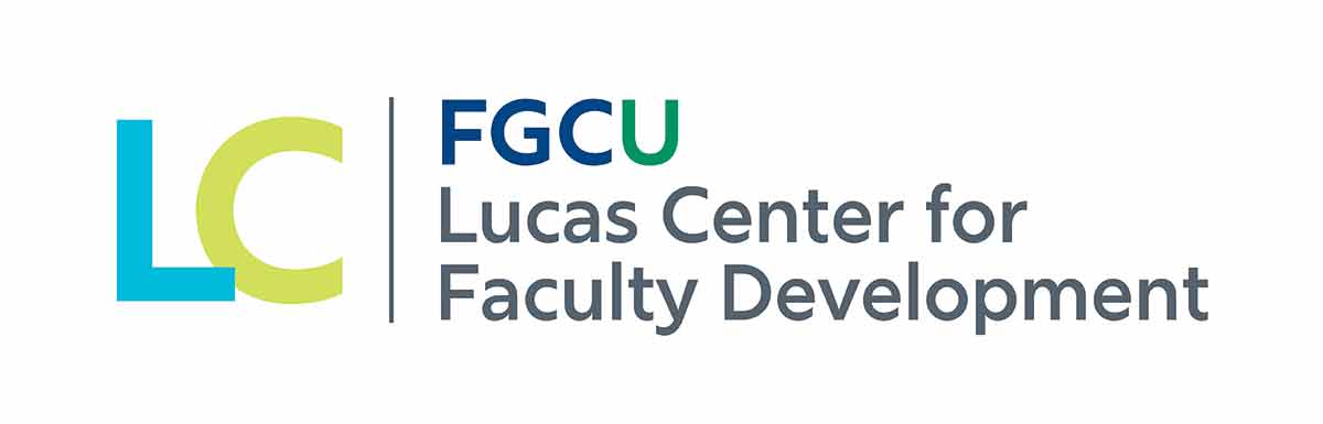 Full color logo for Lucas Center for Faculty Development