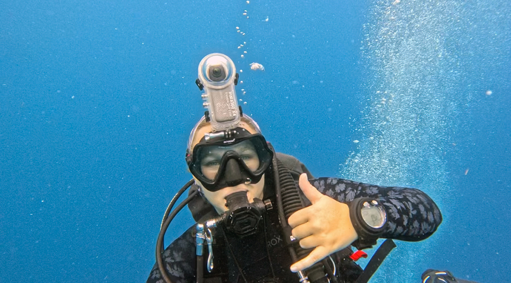 Marine science grad student Zoe Szabo pioneers 360-degree underwater videography and VR tools enhancing scientific diving education, research and conservation.