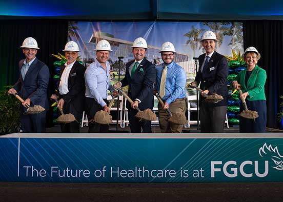 FGCU leaders break ground for future healthcare facility