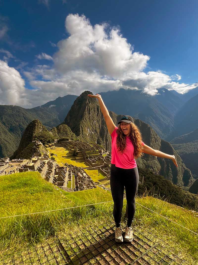 FGCU student poses at Machu Picchu during study abroad program